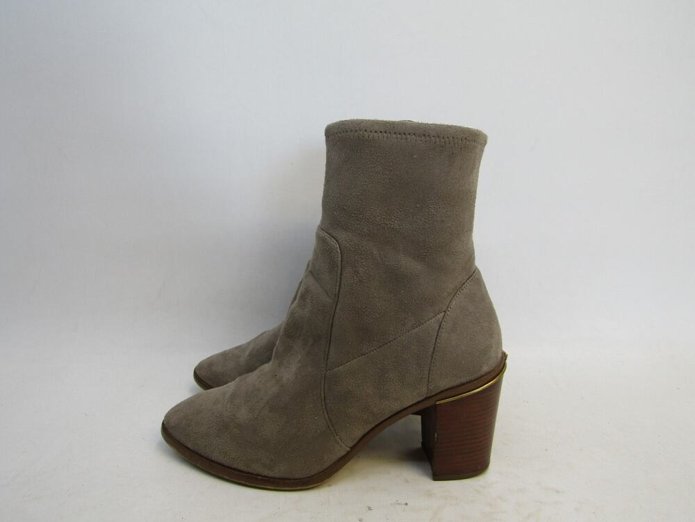 MICHAEL KORS Womens Size 8 M Brown Suede Zip Ankle Fashion Boots Bootie